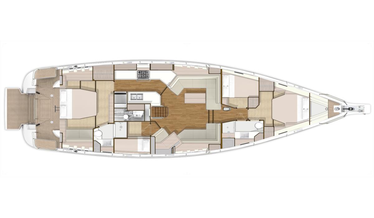 Oyster 595 Raydar Love Interiors available for Oyster Charter 6
