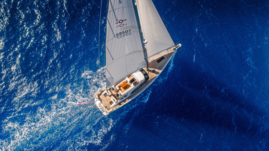 Oyster 595 Sailing 1