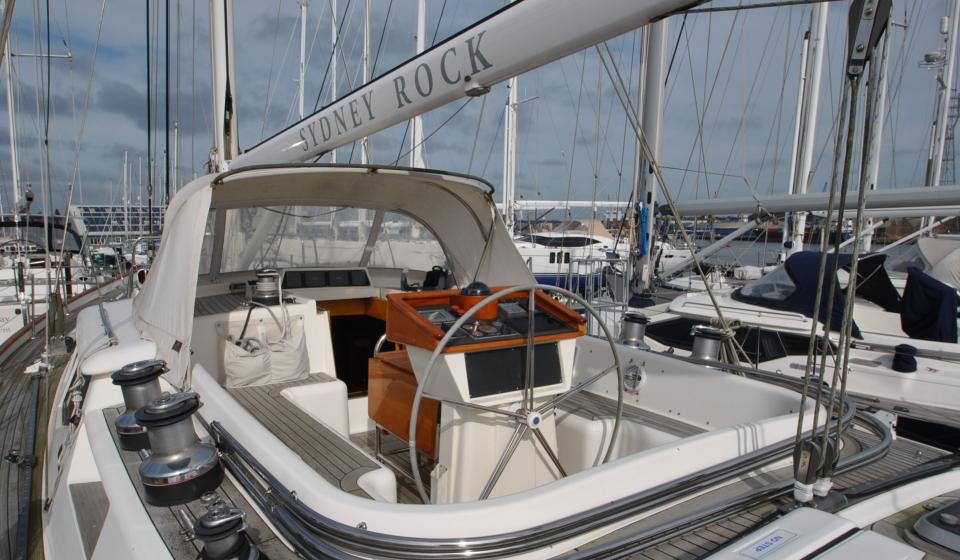 Oyster 61 Cockpit and helm