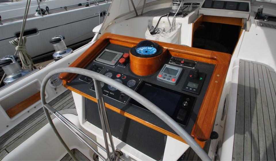 Oyster 61 Cockpit
