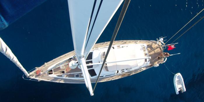 Oyster 62 Aerial view