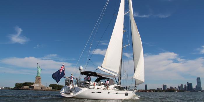 Oyster 625 Sailing New York