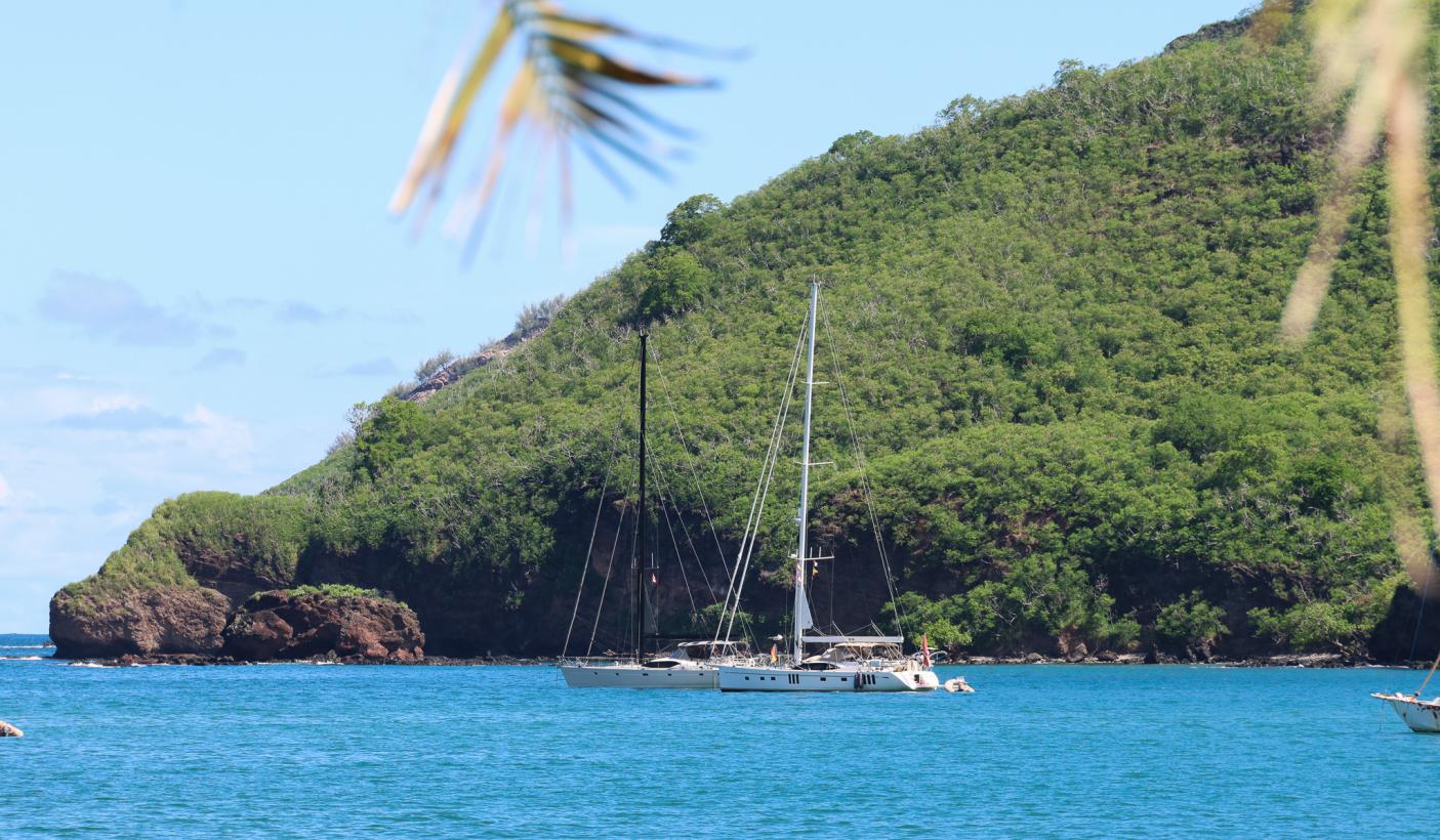 Oyster 655 Altaia and Oyster 675 Ri Ra Nuku Hiva Marquesas Islands