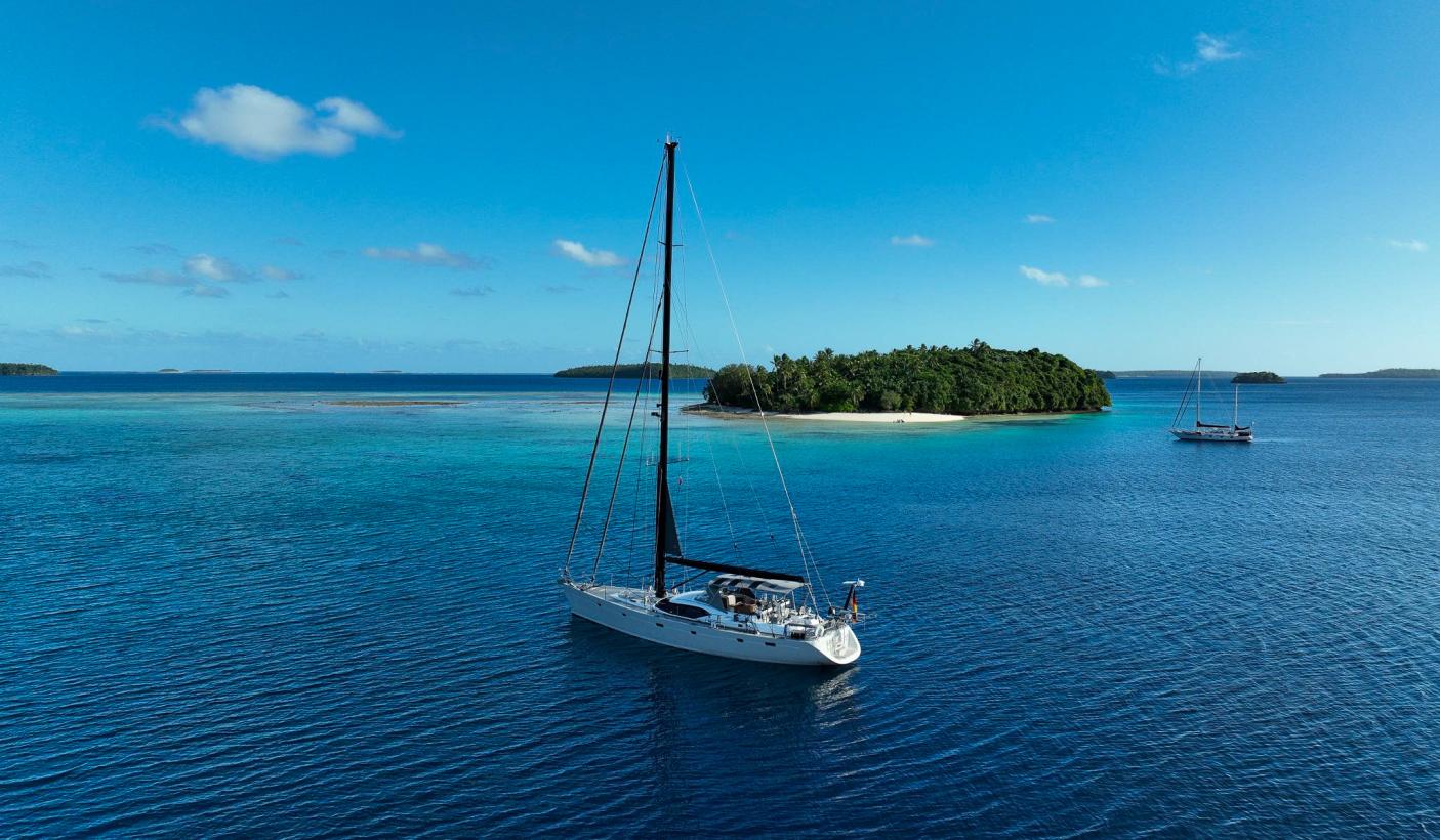 Oyster 655 Altaia in Vavau Archipelago Tonga