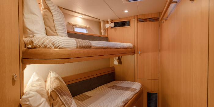 Oyster 655 Jersey Girl Sailing Yacht For Charter Crew Cabin