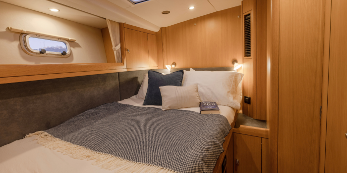 Oyster 655 Jersey Girl Sailing Yacht For Charter Guest Cabin