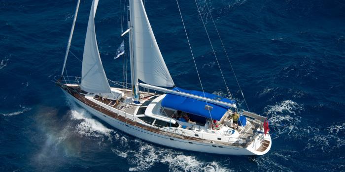 Oyster 66 Sailing Aerial