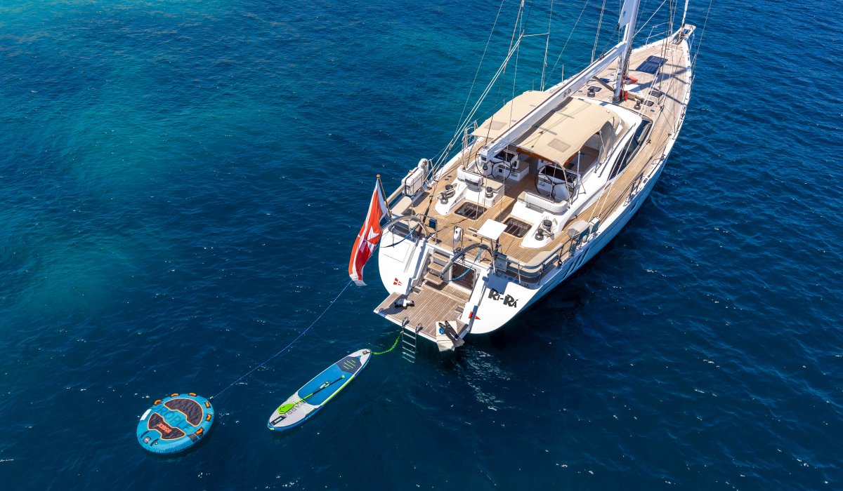 Oyster 675 Ri Ra Luxury Charter Water Toys