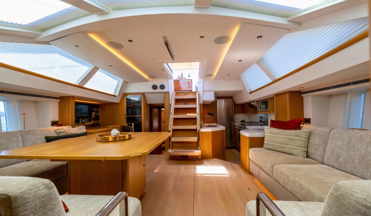 Oyster 675 Ri Ra long term review sub 70 foot sailing yacht 2