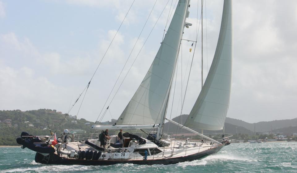 Oyster 70 Sailing Stern