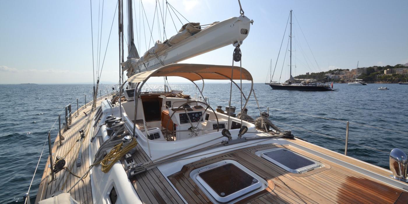 Oyster 80 Aft Deck