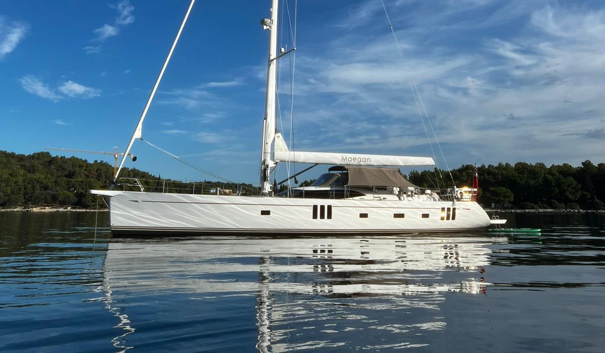 Oyster 825 Maegan At Anchor Oyster Yachts Sailing Charter