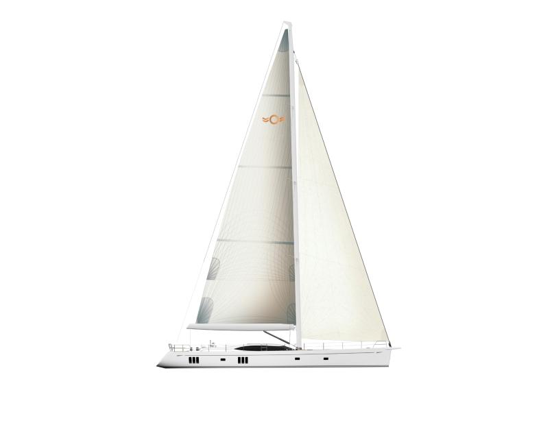 Oyster 885 90 Foot Sailing Yacht Sail Deck and Interior Layout Plans 2