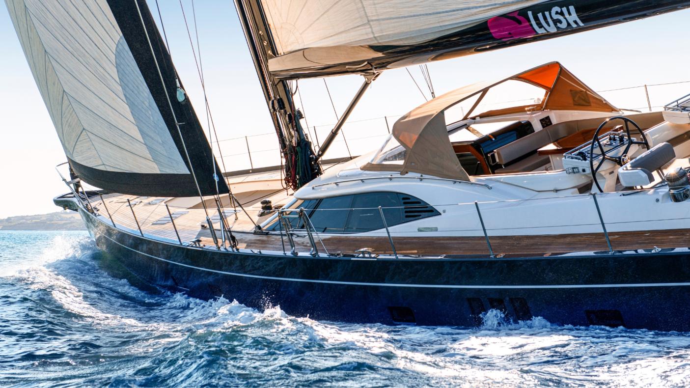 Oyster 885 Lush 90 foot ocean sailboat photo gallery 3