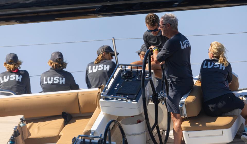 Oyster 885 Lush 90 foot ocean sailboat photo gallery 8