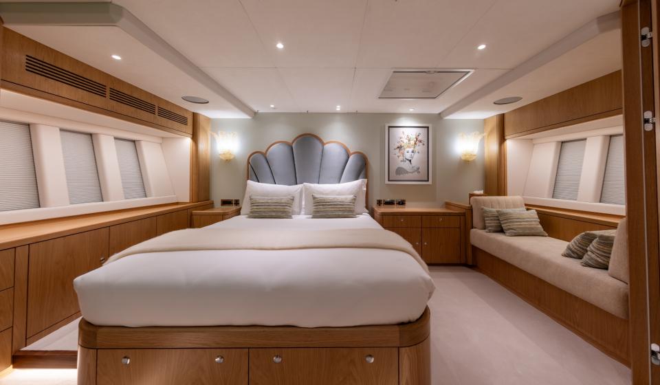 Oyster 885 Umoya Interiors available for Oyster Charter