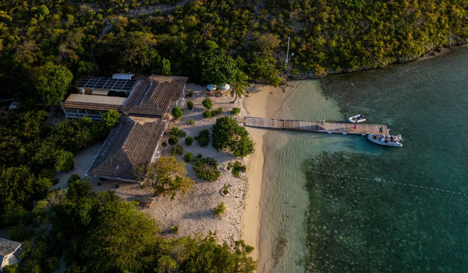 Oyster Antigua Regatta 2025 Beach Drone