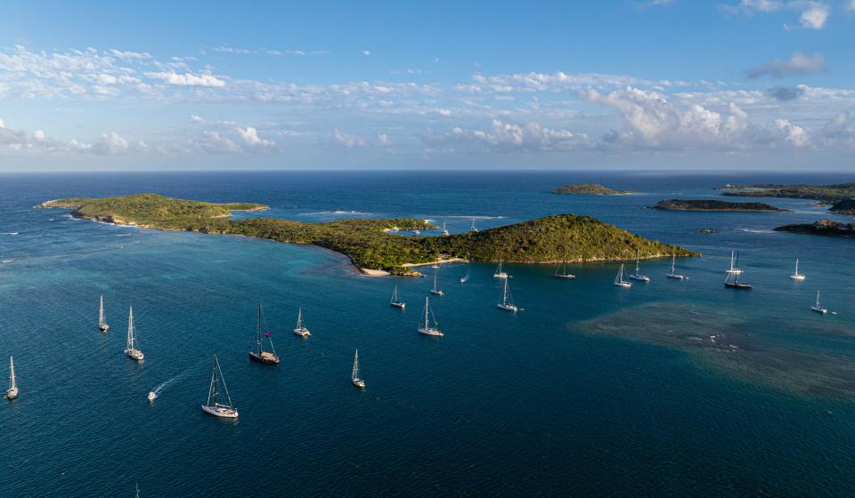 Oyster Antigua Regatta 2025 Drone Fleet