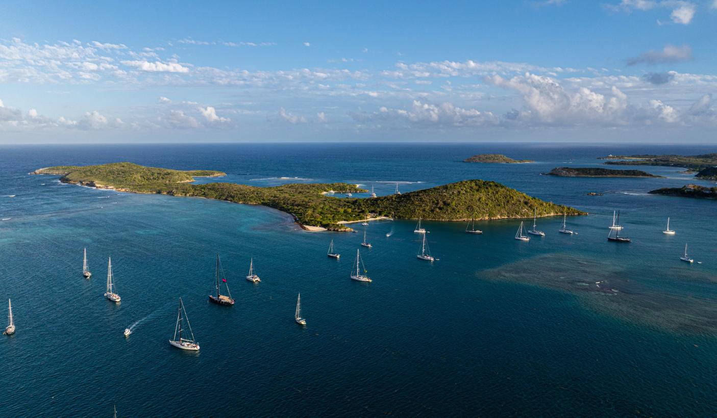 Oyster Antigua Regatta 2025 Drone Fleet