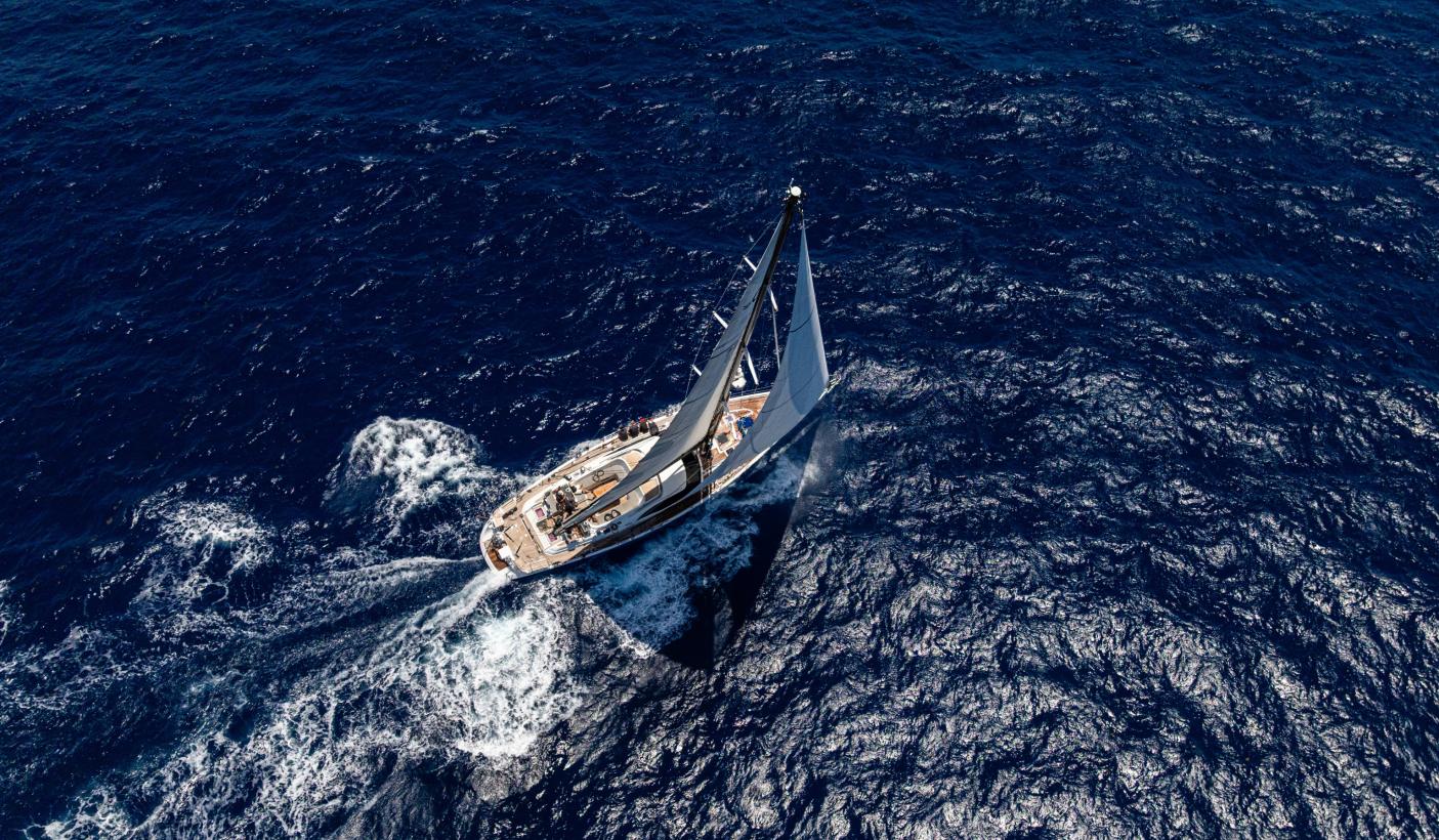 Oyster Antigua Regatta 2025 Sailing Yacht Birdseye View