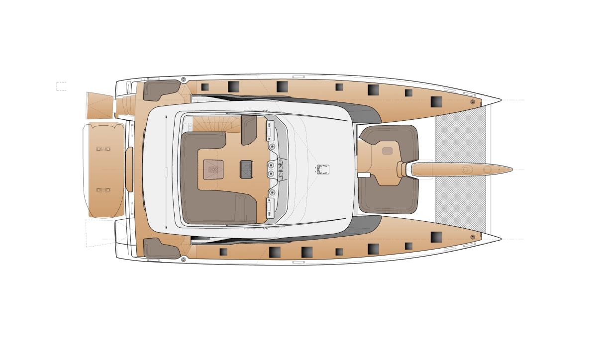 Oyster C60 Flybridge Deck