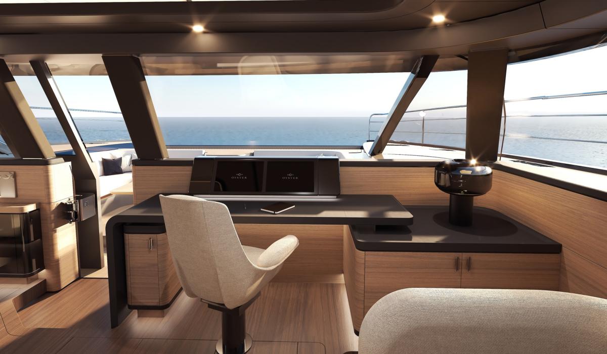Oyster P60 Navigation station 1