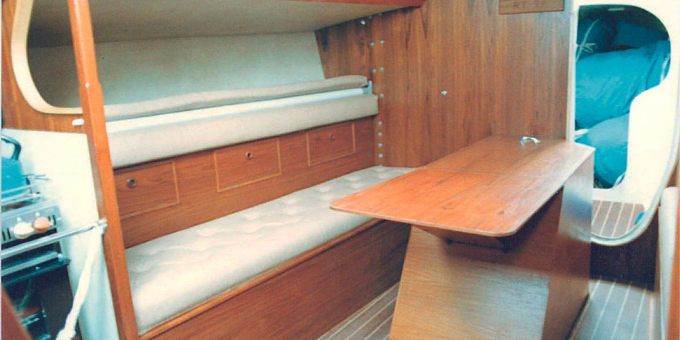 Oyster SJ35 Saloon and bunks 2