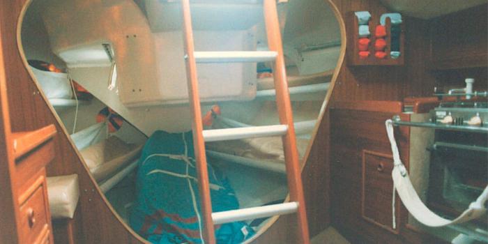 Oyster SJ35 Saloon and bunks 3