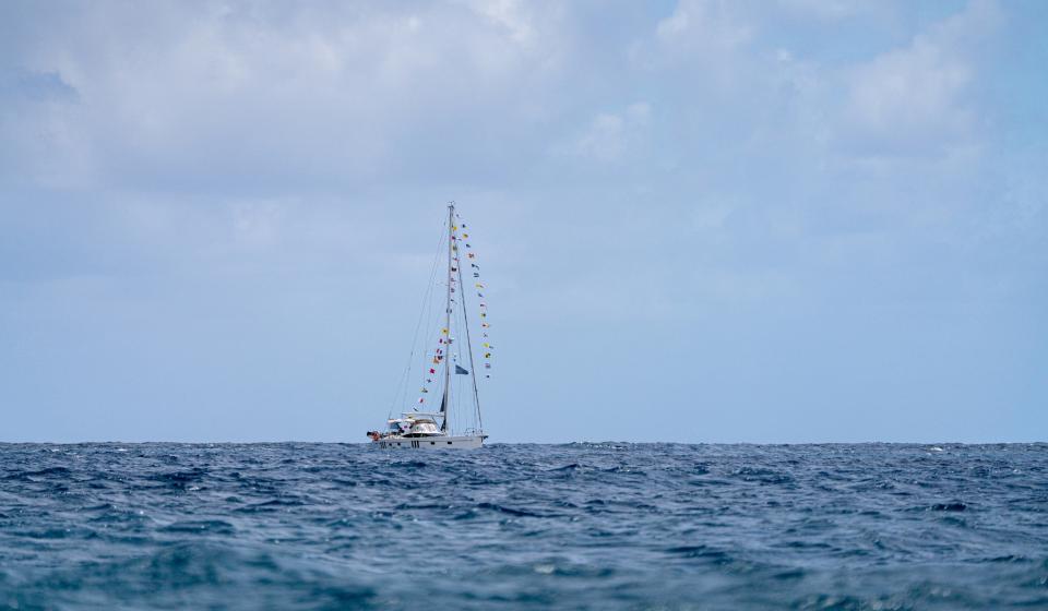 Oyster World Rally 2024 25 Finish Antigua 1