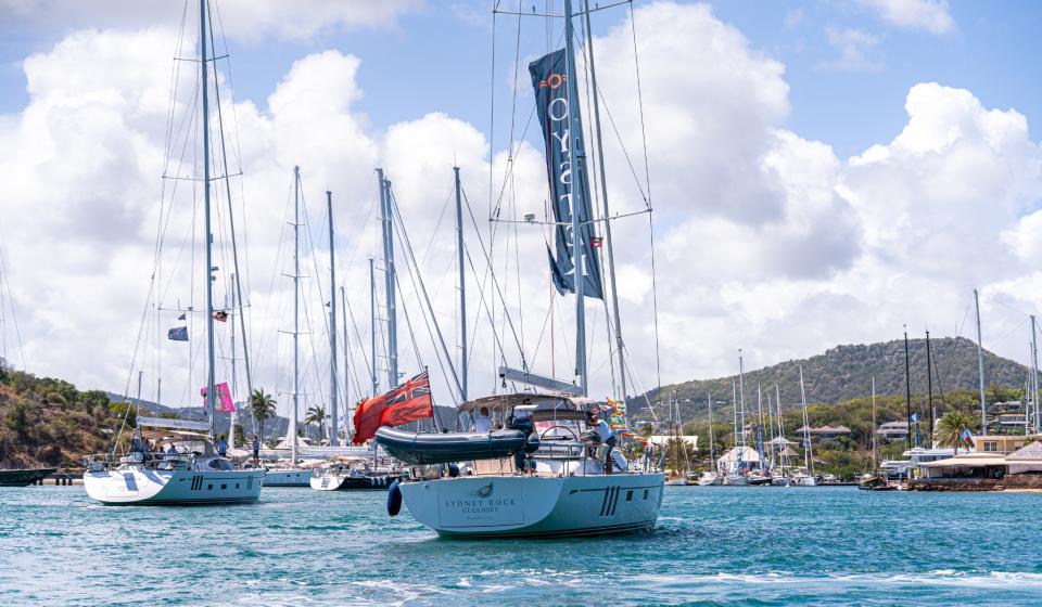 Oyster World Rally 2024 25 Finish Antigua 3