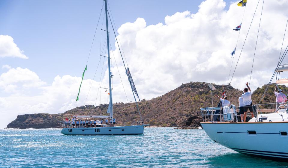 Oyster World Rally 2024 25 Finish Antigua 4