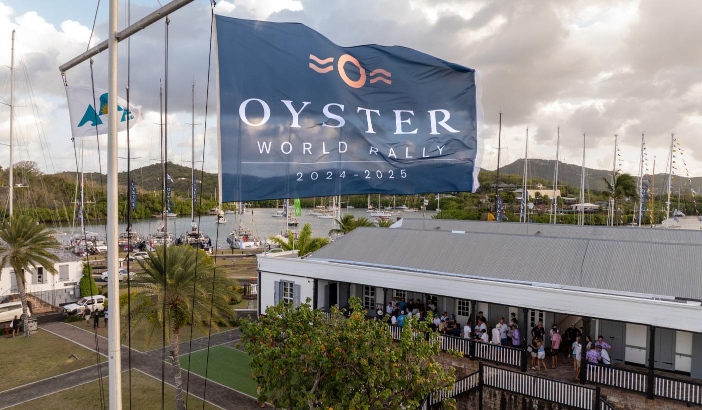 Oyster World Rally 2024 25 Finish Antigua 6