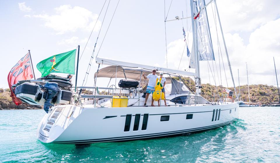 Oyster World Rally 2024 25 Finish Antigua Jazofi