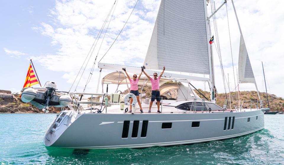 Oyster World Rally 2024 25 Finish Antigua Mastegot