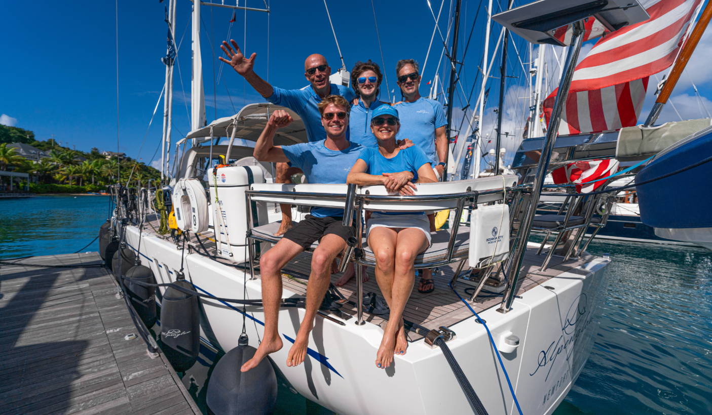 Oyster World Rally 2026 27 Start Alpenglow Team