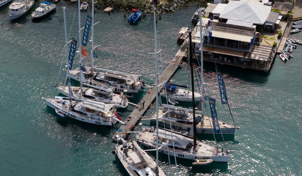 Oyster World Rally 2026 27 Yachts At Dock Antigua 5