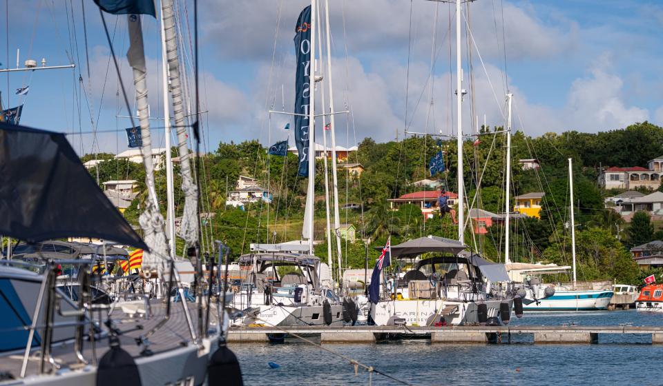 Oyster World Rally 2026 27 Yachts At Dock Antigua