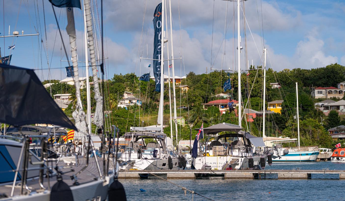 Oyster World Rally 2026 27 Yachts At Dock Antigua