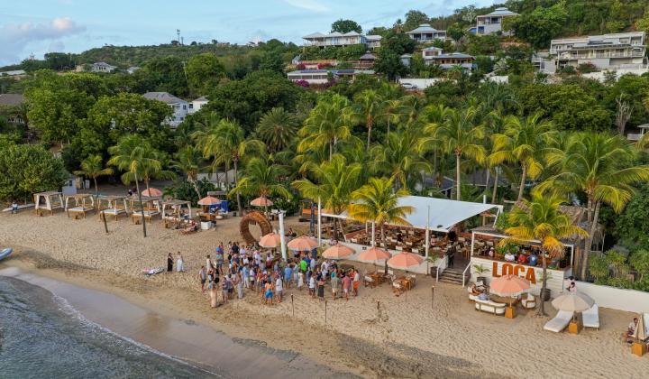 Oyster World Rally 2026 27 beach party antigua