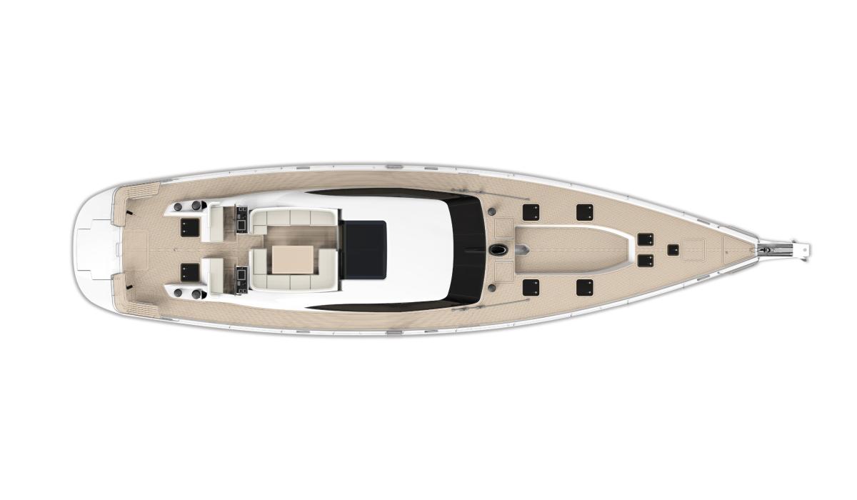 Oyster Yachts Deck and Interior Layout Plans 1