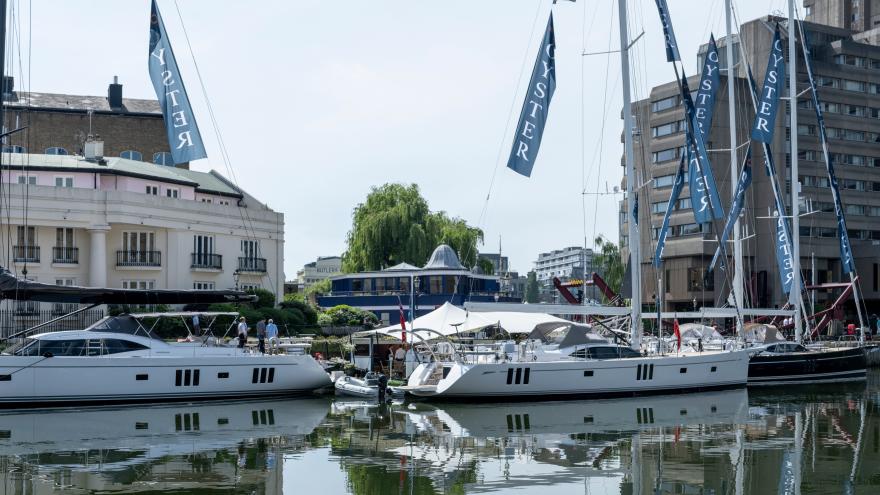 Oyster Yachts London Private View 2026 boat show in photos