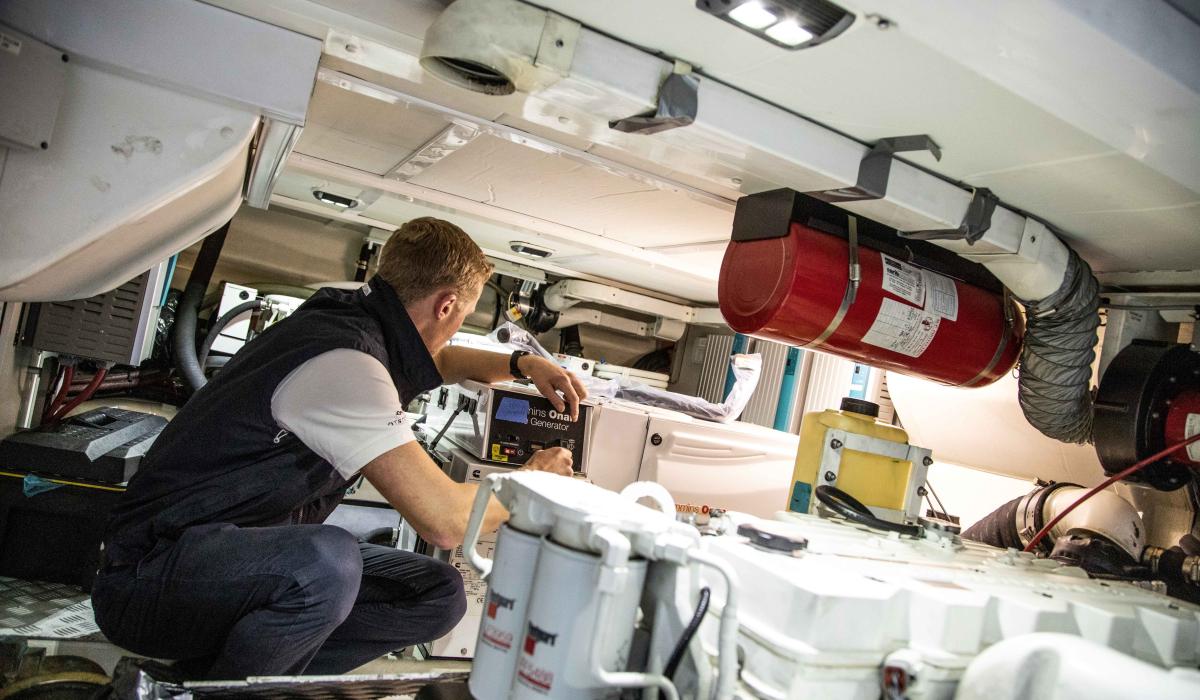 Oyster Yachts News Preparing To Cross The Atlantic Sailing Voyage Story Engine Room