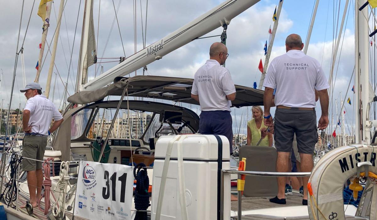 Oyster Yachts Technical Support Service Las Palmas ARC crossing
