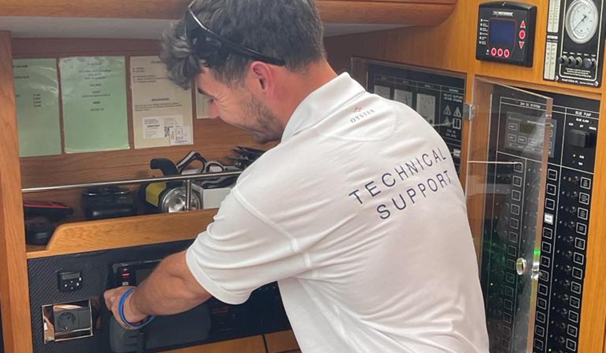 Oyster Yachts Technical Support Service in Las Palmas for ARC