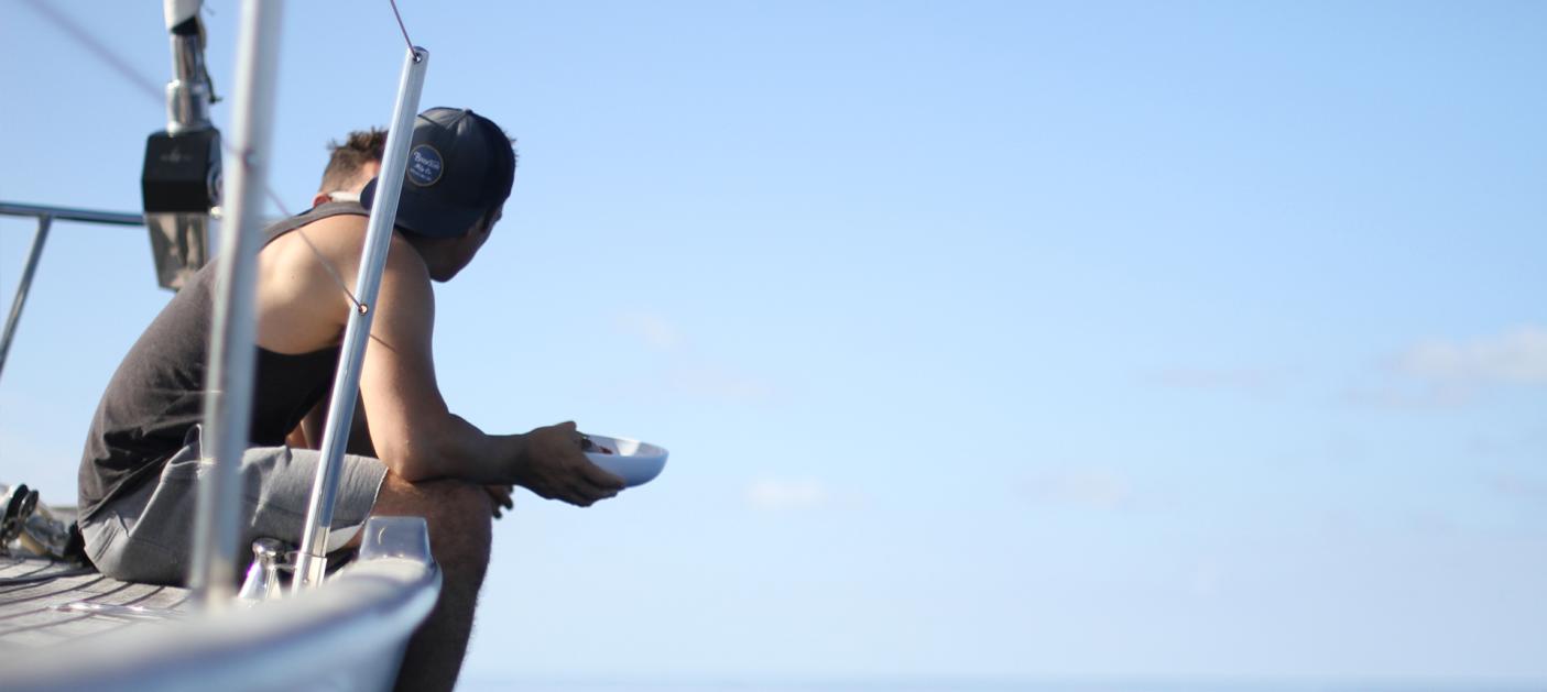 Oyster at 50 Years Oyster Sitting Eating Breakfast