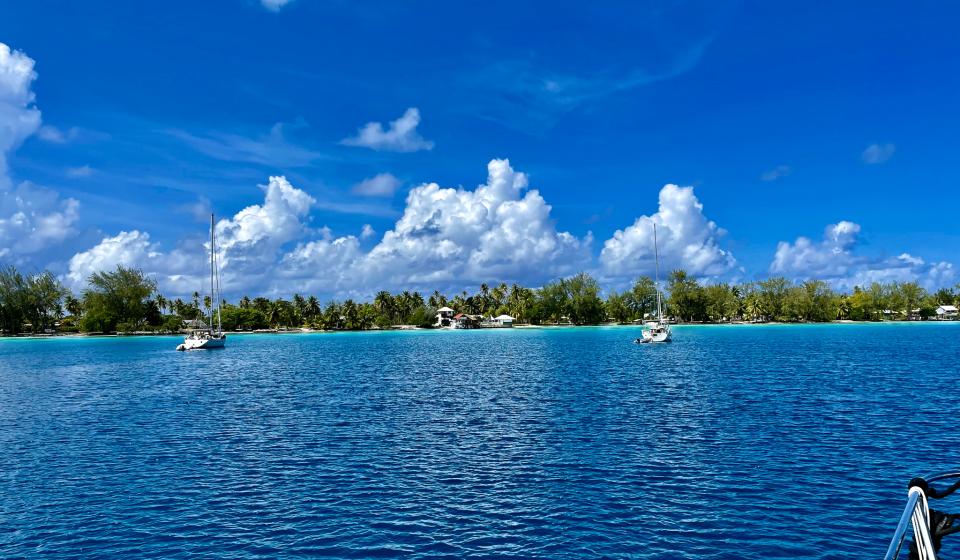 Oyster yachts in French Polynesia