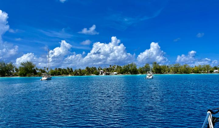 Oyster yachts in French Polynesia