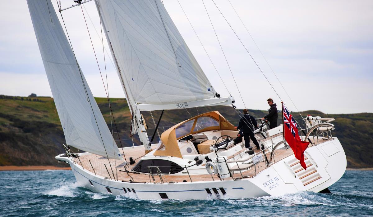 Oyster595 60ft sailboat luxury yacht 1