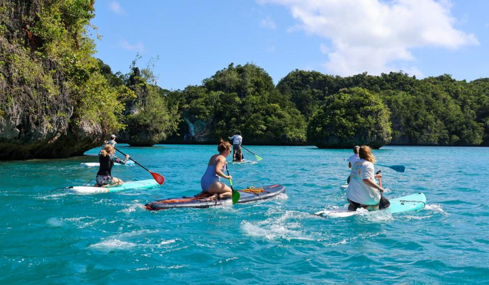 Paddleboard Race Bay of Islands Fiji