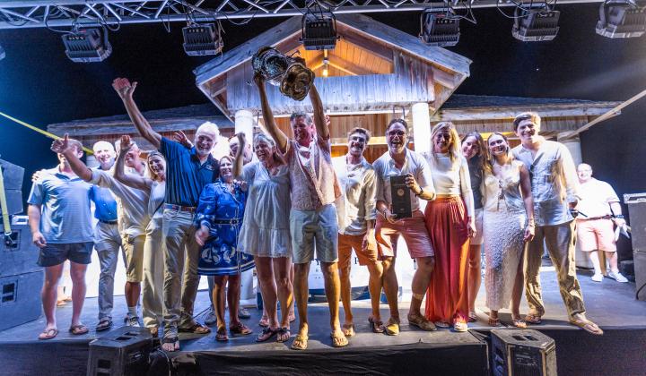 Papillon Team Winning Oyster Cup Antigua Regatta 2023